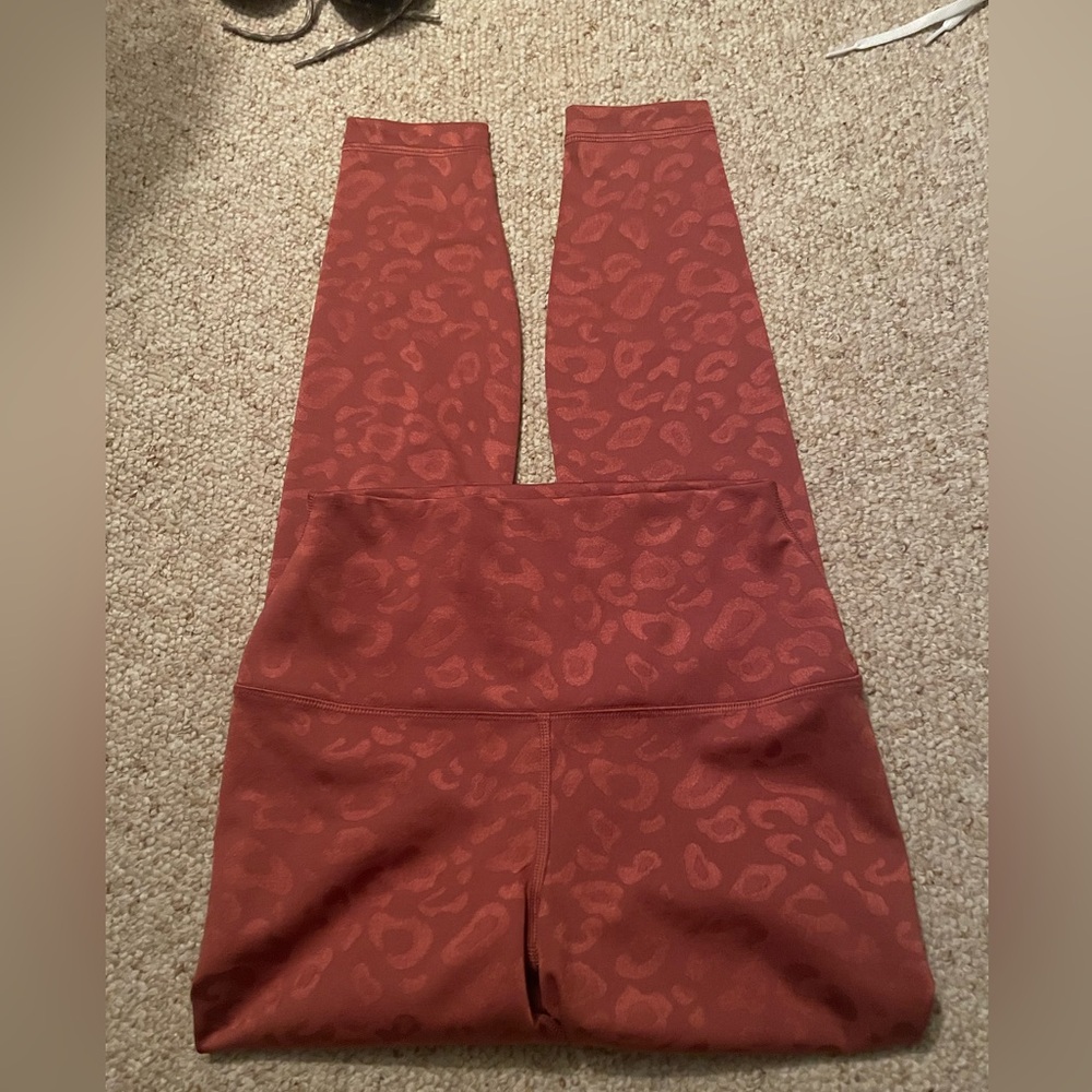 Reflex Women's Red Patterned Leggings